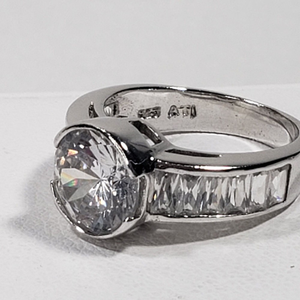 Vintage Ring MARKED ATI 925 STERLING SILVER Size 6